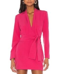 Revolve Pink Wrap Dress